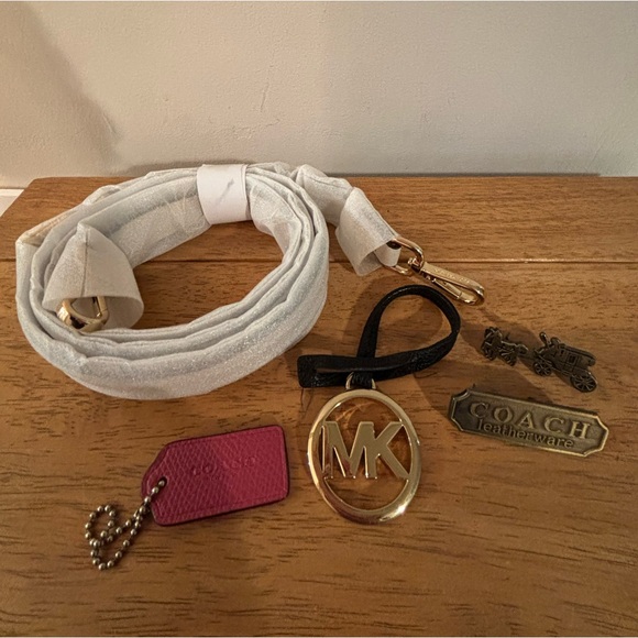 Coach and Michael Kors Bundle Hardware Hang Tags and New Replacement Str… - Picture 1 of 9